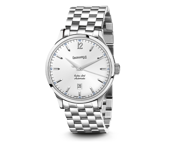 Orologio Eberhard Uomo Extra-Fort in Acciaio 41029 CP WHITE - 41029 CP WHITE